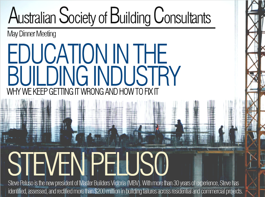 EDUCATION IN THE BUILDING INDUSTRY