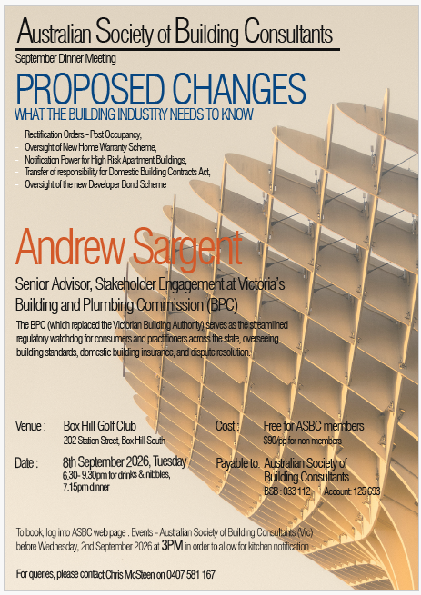 ASBC Dinner September 8th